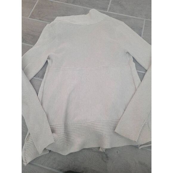 Natural Reflections Open Front Cardigan Sweater Beige Size Small/Medium - Picture 6 of 6